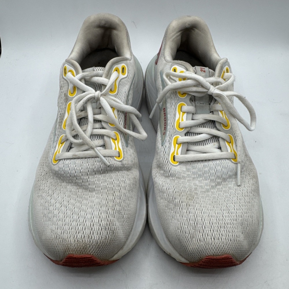 Brooks Glycerin 21 Running Shoe Women's US Size 10 White, Light Blue, Red - Picture 2 of 7